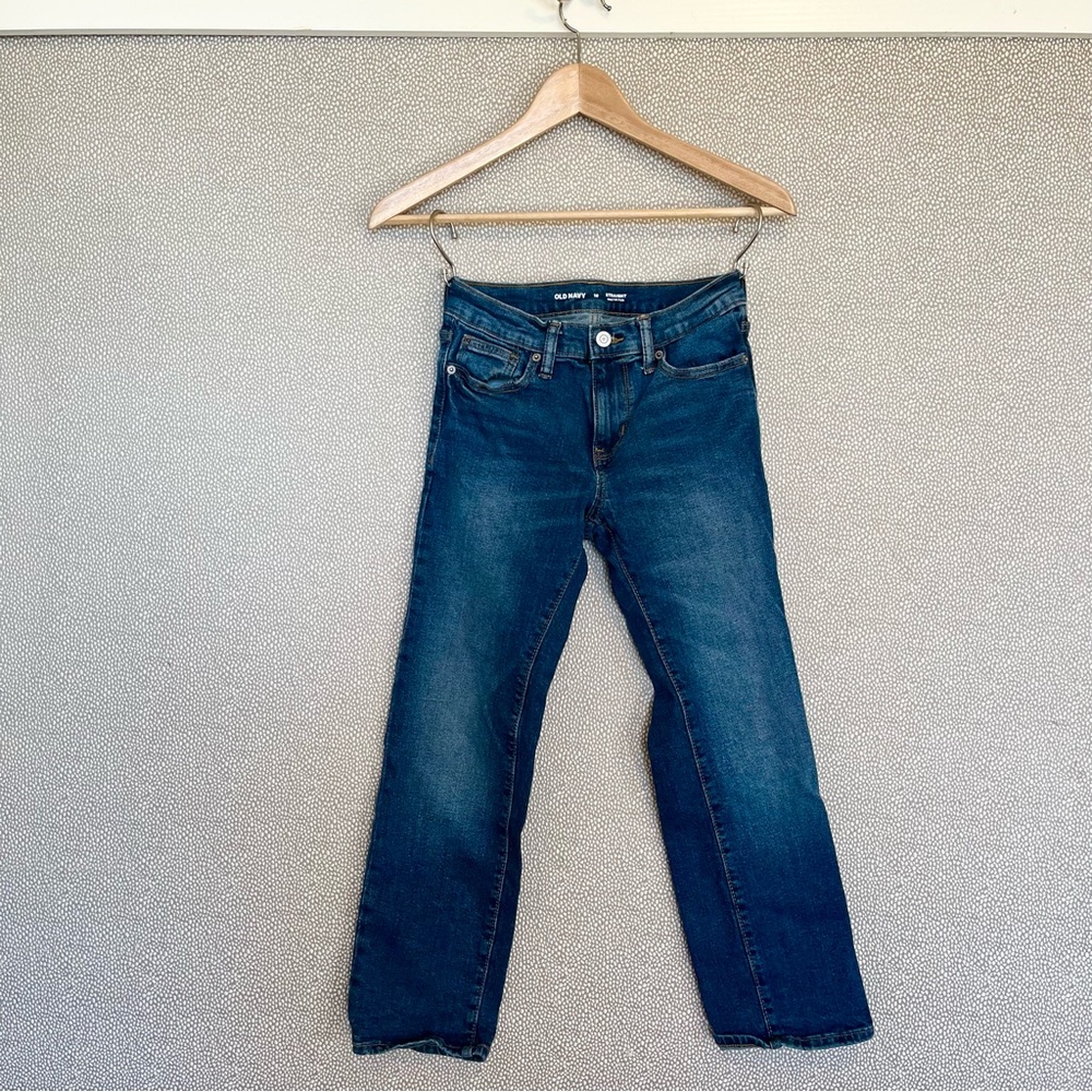 10 Boys Old Navy Straight Denim Blue Jeans
